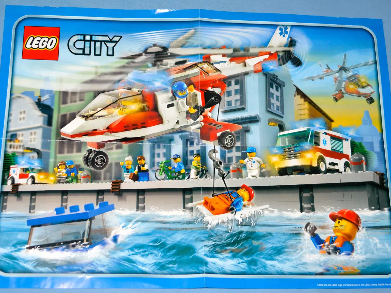 Billede 3 - Lego CITY 7037: Rednings helikopter