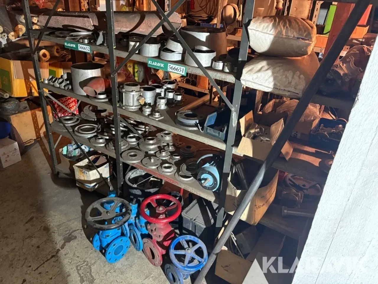 Billede 1 - Blandet lot flanger, stophaner og motor
