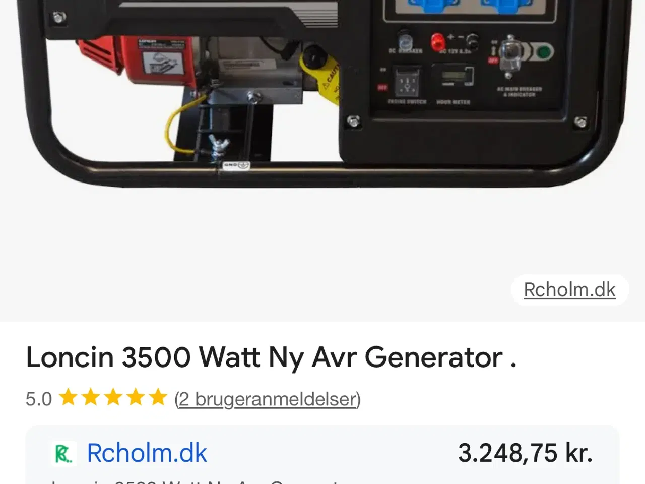 Billede 2 - Loncin g3500-A