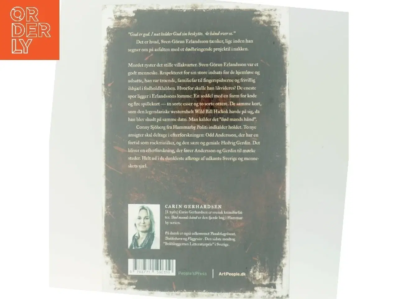 Billede 3 - Død mands hånd : kriminalroman af Carin Gerhardsen (Bog)