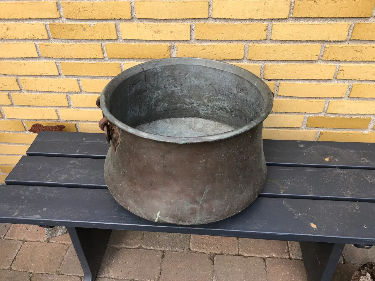 Billede 2 - Stor gl. Kobbergryde