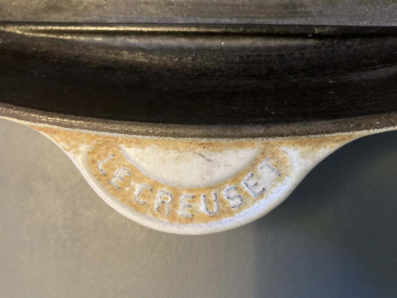 Billede 4 - Le Creuset-grillpande (26 cm), støbehjern, hvid