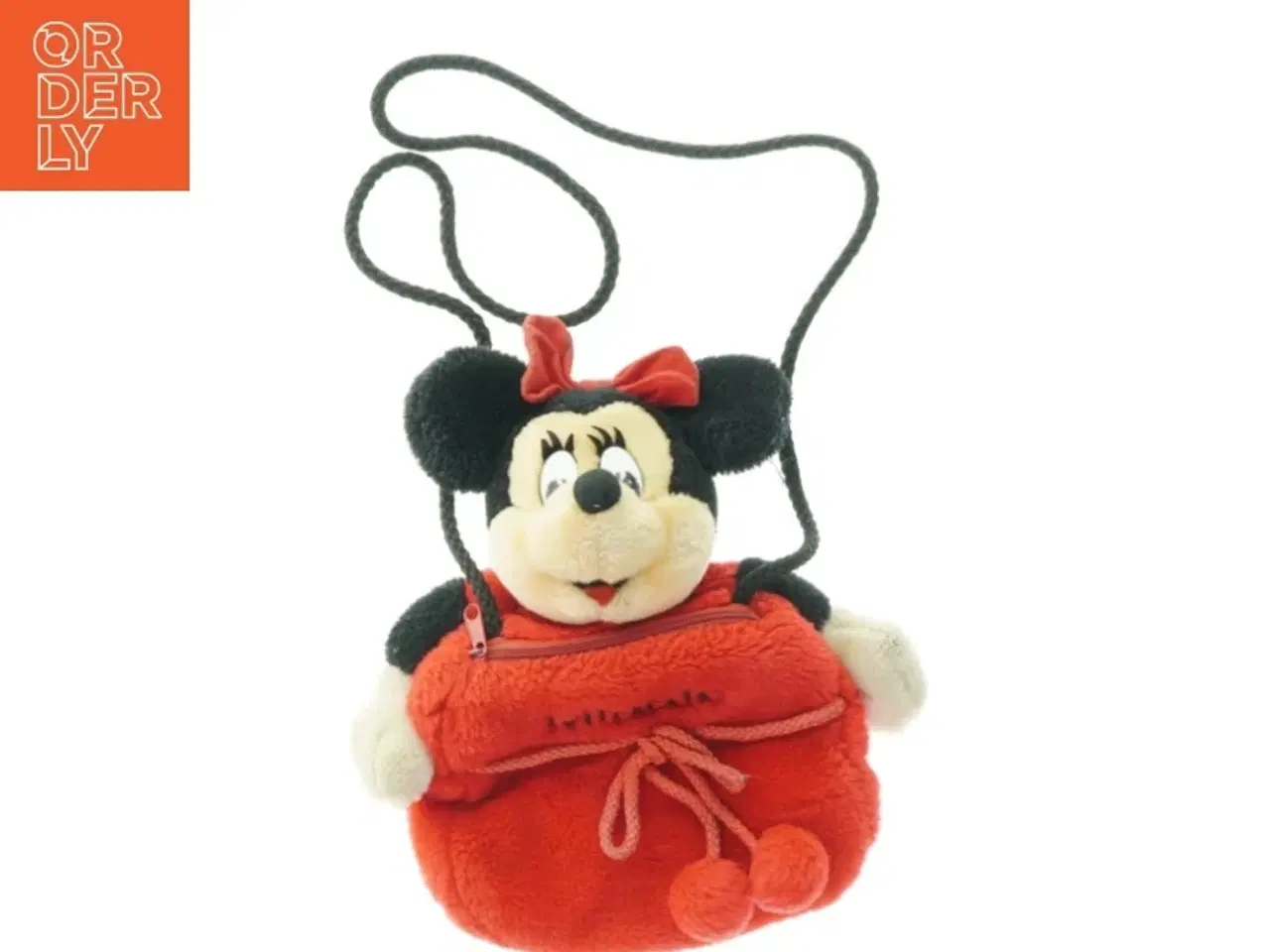 Billede 1 - Minnie Mouse taske i plys (str. 17 x 22 cm)