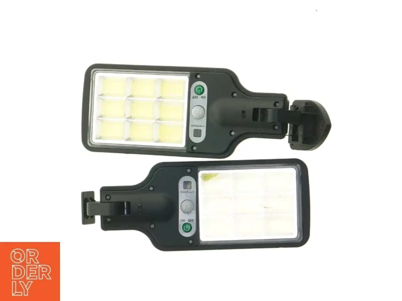 Billede 1 - Solcelledrevne LED udendørslamper (str. 24 cm)