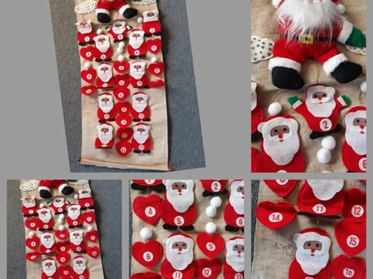 Billede 1 - Julekalender ophæng. 