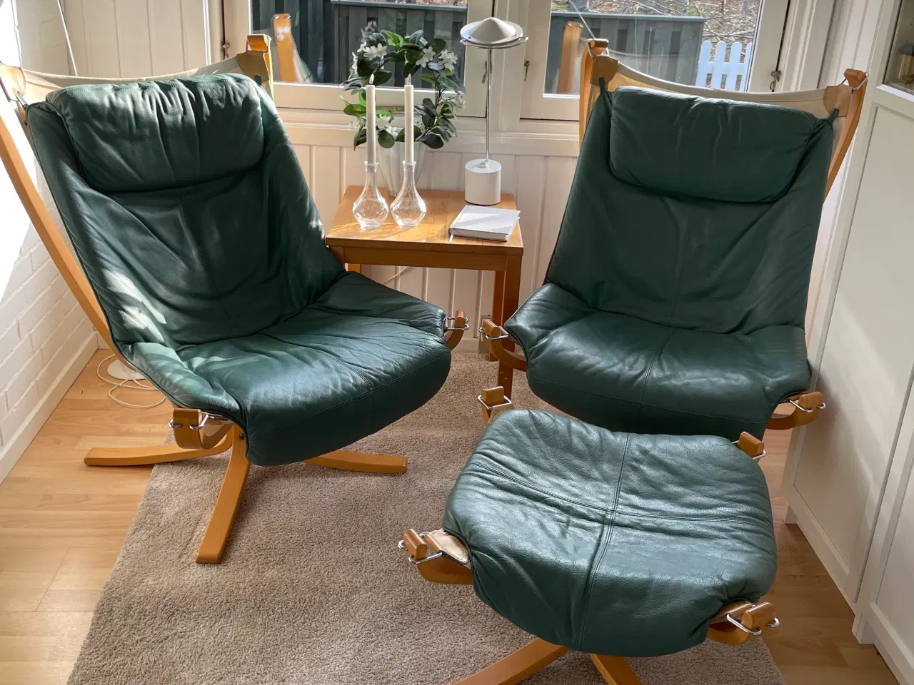 Billede 1 - Lænestole med skammel