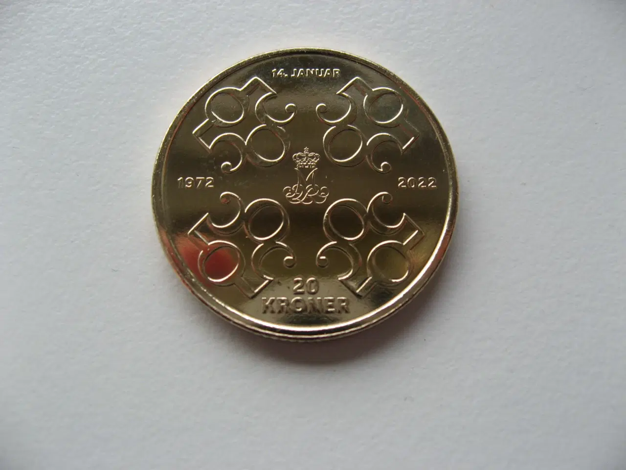 Billede 2 - 50 års jubilæumsmønt Margrethe 2022