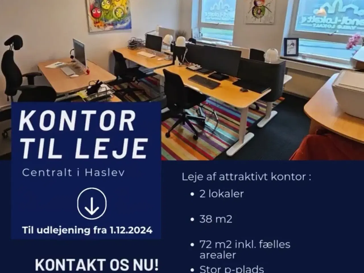 Billede 7 - Kontor centralt i Haslev