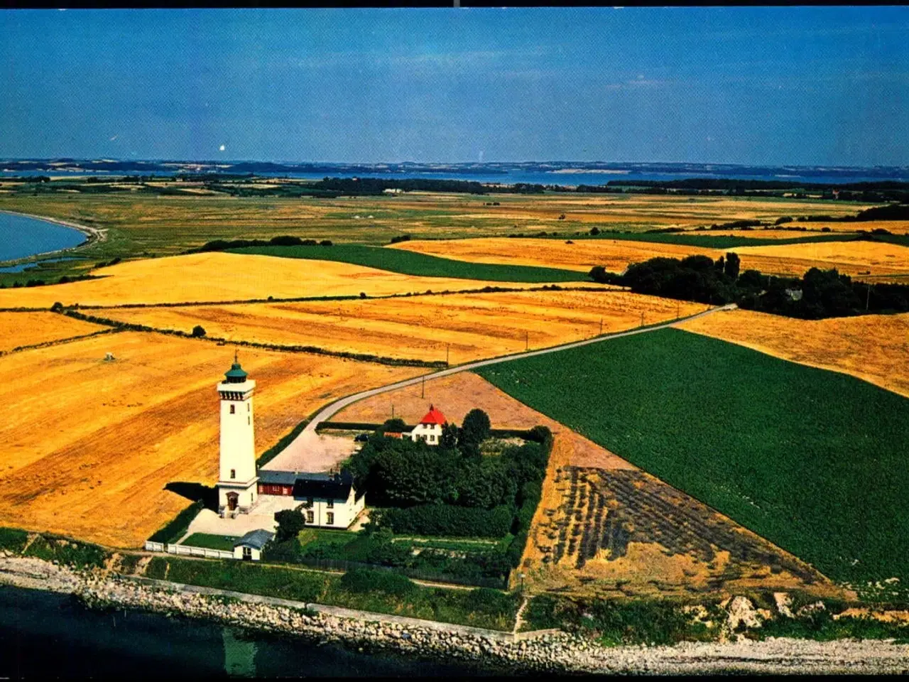 Billede 1 - Helnæs Fyr - Luftfoto Sylvest Jensen u/n - Ubrugt