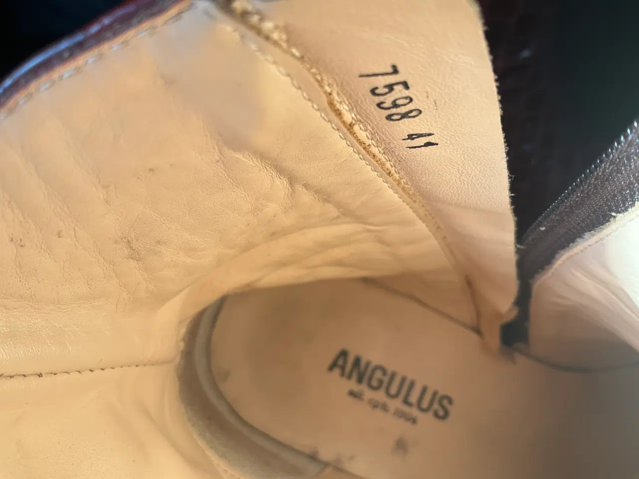 Billede 4 - Angulus støvlet med blokhæl str. 41
