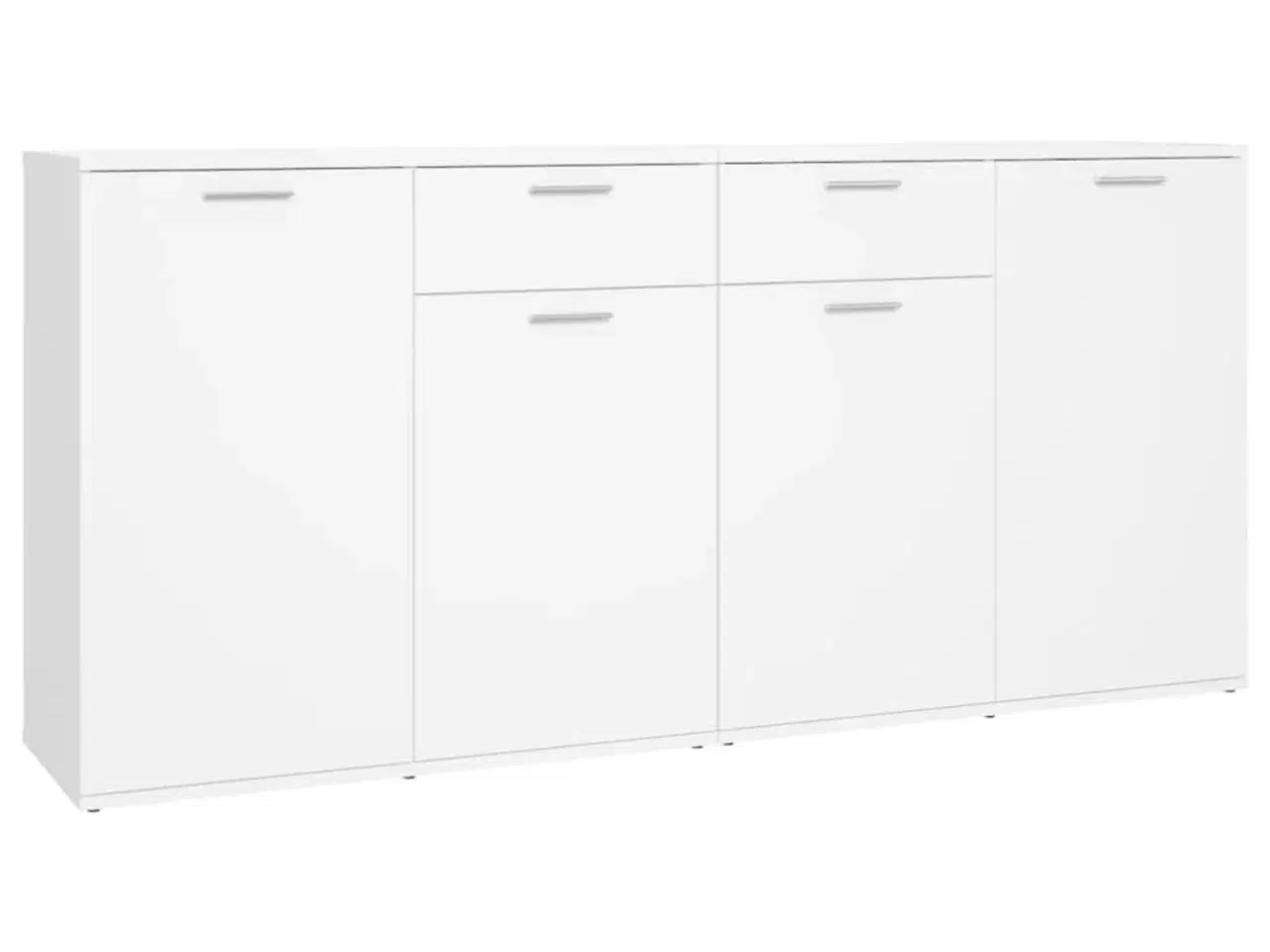 Billede 2 - Skænk 160x36x75 cm konstrueret træ hvid