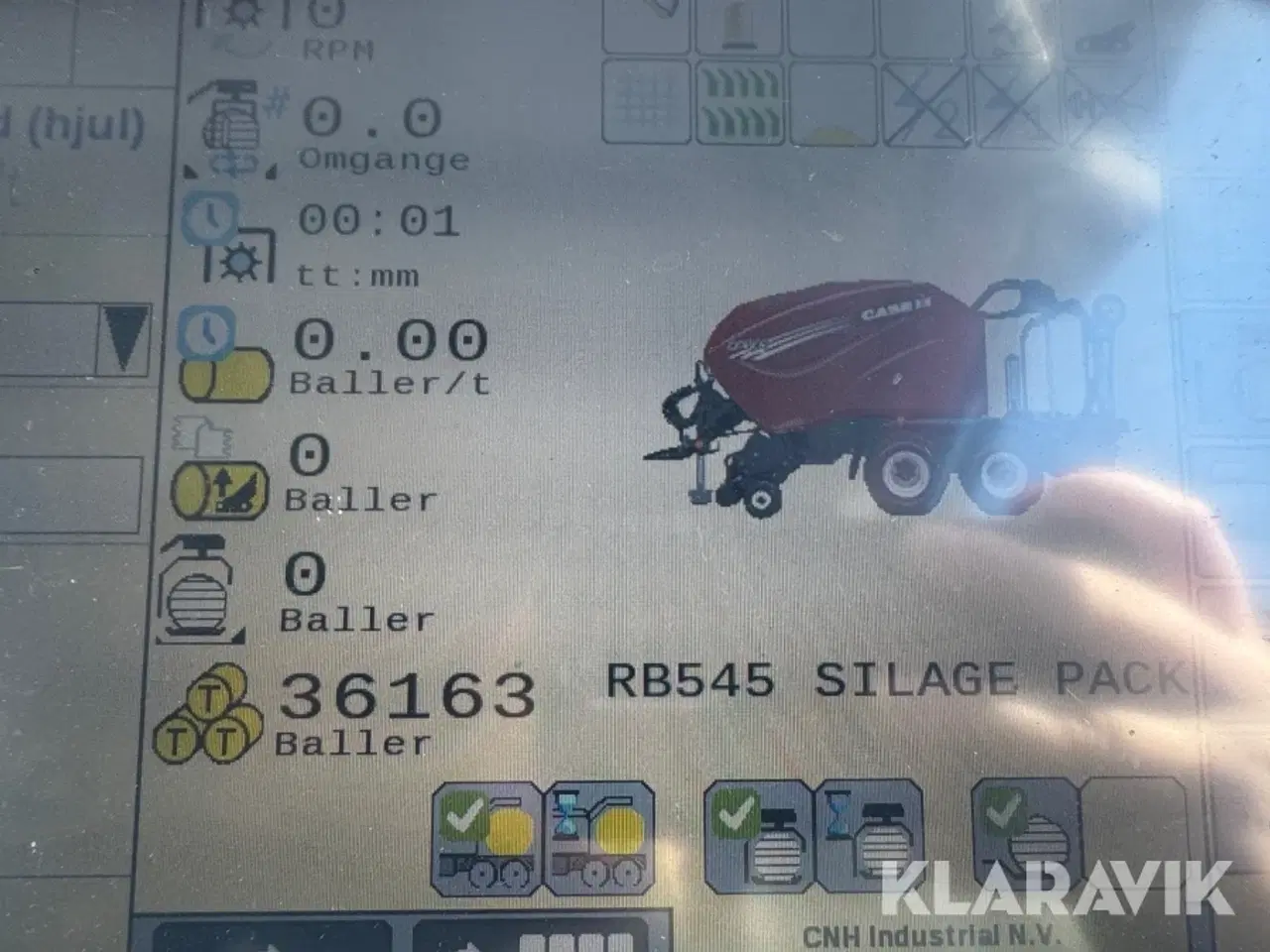 Billede 6 - Ballepresser Case RB 545 Silage Pack