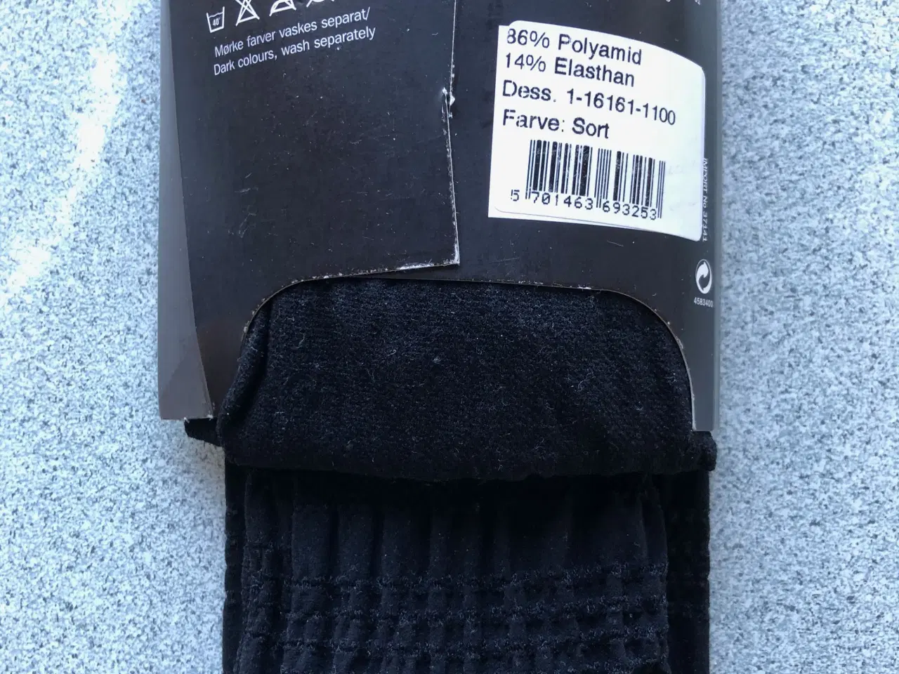 Billede 2 - Strømpebukser, sort, str. XL