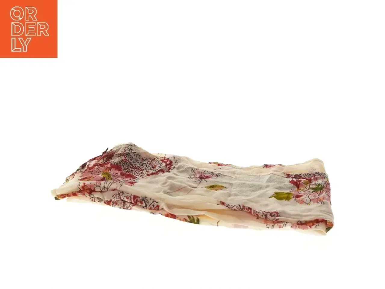 Billede 2 - Blomstret tørklæde masai (str. 52x162 cm)