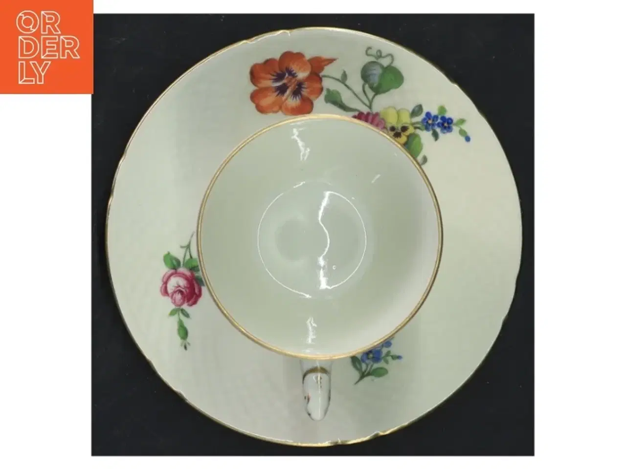 Billede 3 - B&G Saksisk blomst kaffekop 102 (str. Ø 13,5&6x9,5 cm)