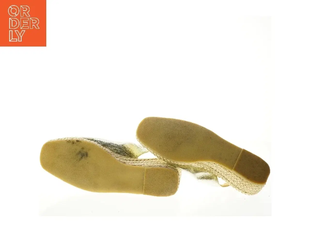 Billede 4 - Guld farvede espadriller fra Ib Balschmidt (str. 39)