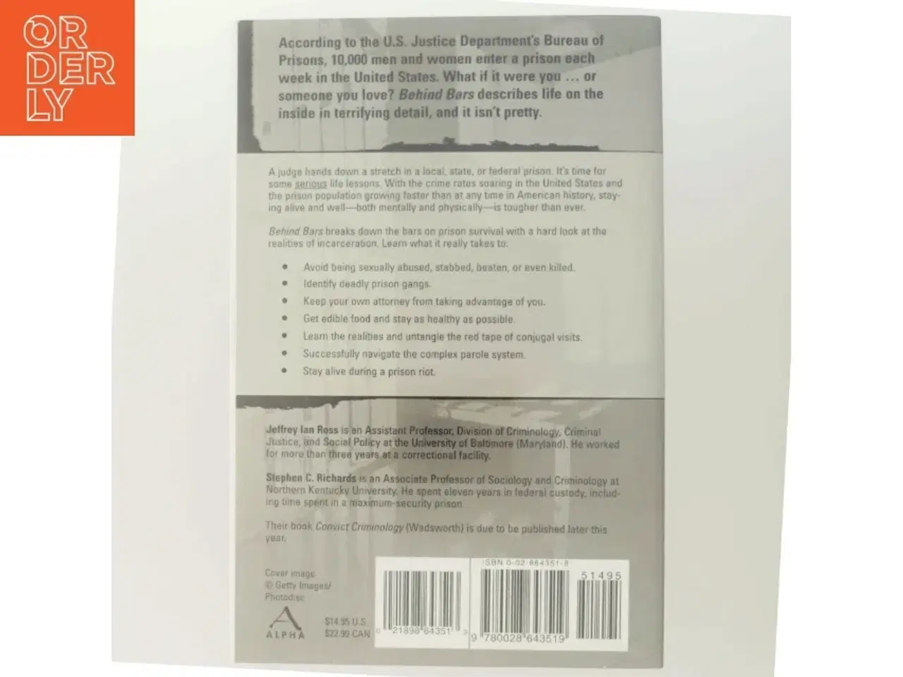 Billede 3 - Behind Bars - Surviving Prison (Bog)