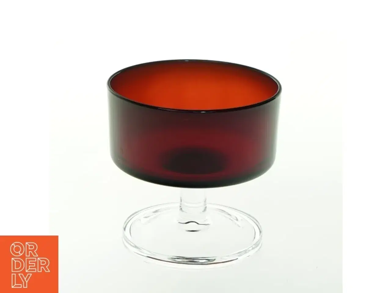 Billede 1 - Glas i rød (str. H. 8 cm ø. 8,5 cm)