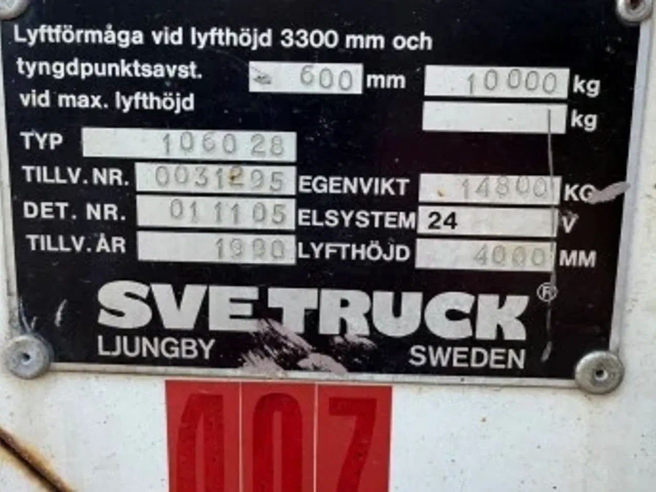 Billede 5 - 10t gaffeltruck 