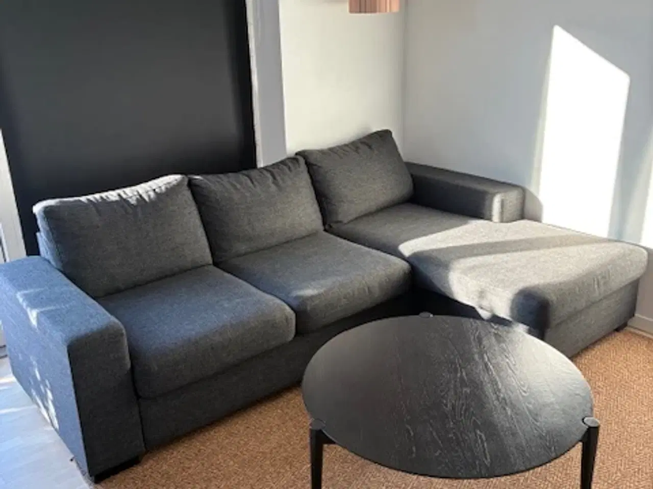 Billede 1 - Sofa med chaiselong