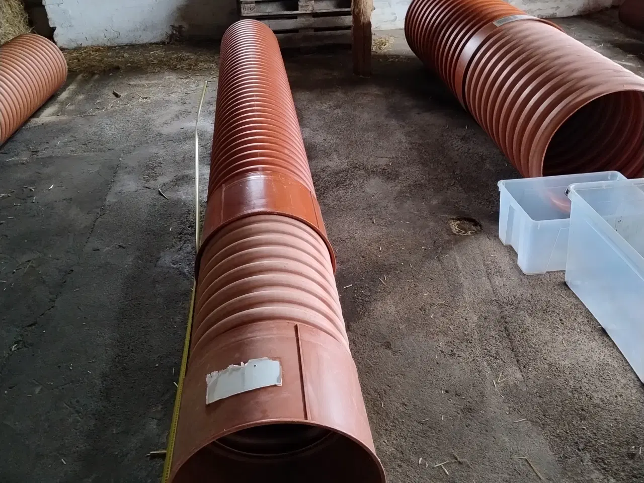 Billede 1 - Opføringsrør 425 mm / pvc rør