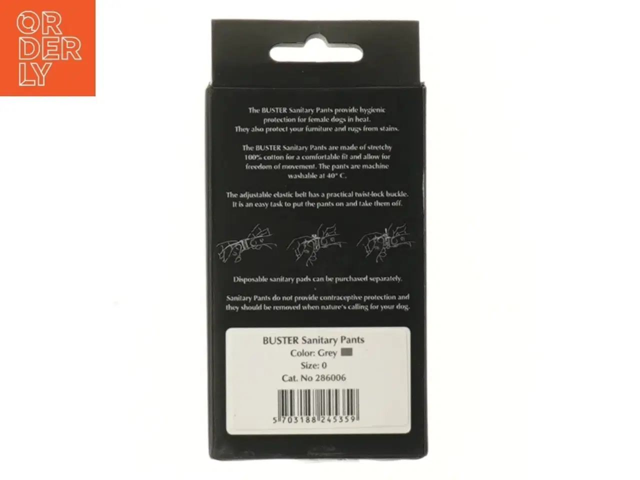 Billede 3 - BUSTER hygiejnebukser til hunde fra BUSTER (str. str 0 20x12,5 cm)