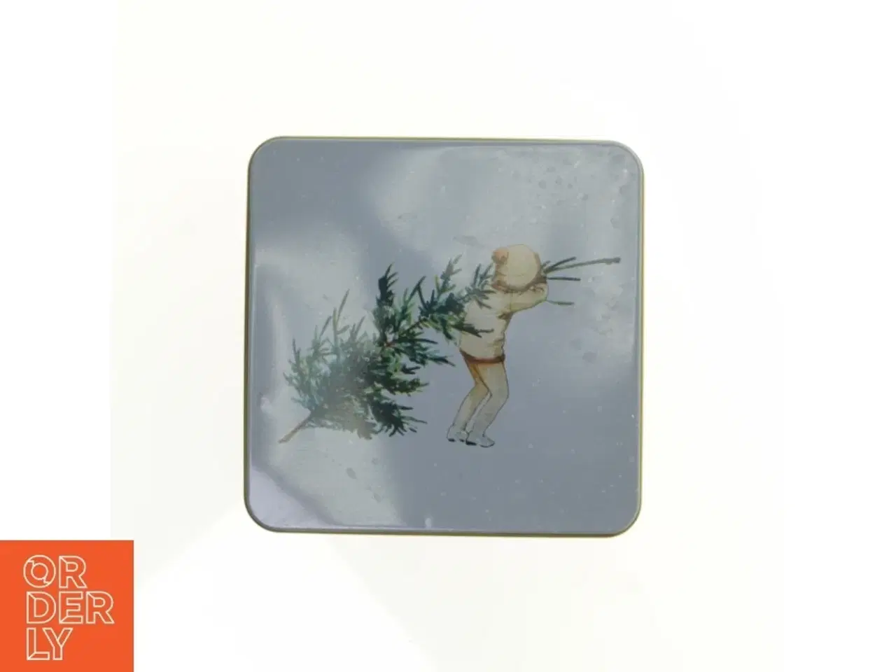 Billede 1 - Kagedåse med jule motiv fra Søstrene Grene (str. 14 x 9 x 14 cm)