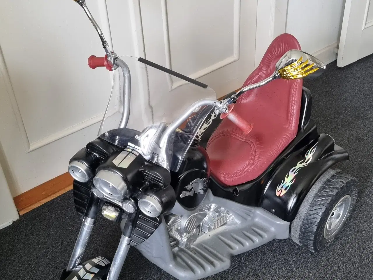 Billede 1 - Elektrisk bil til børn  motorcykel 