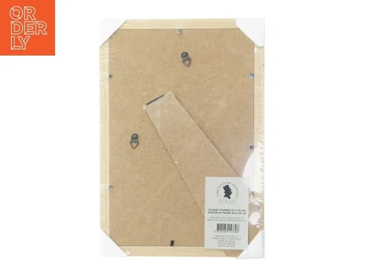 Billede 2 - Tommelise plakat i ramme (str. 20x30 cm)