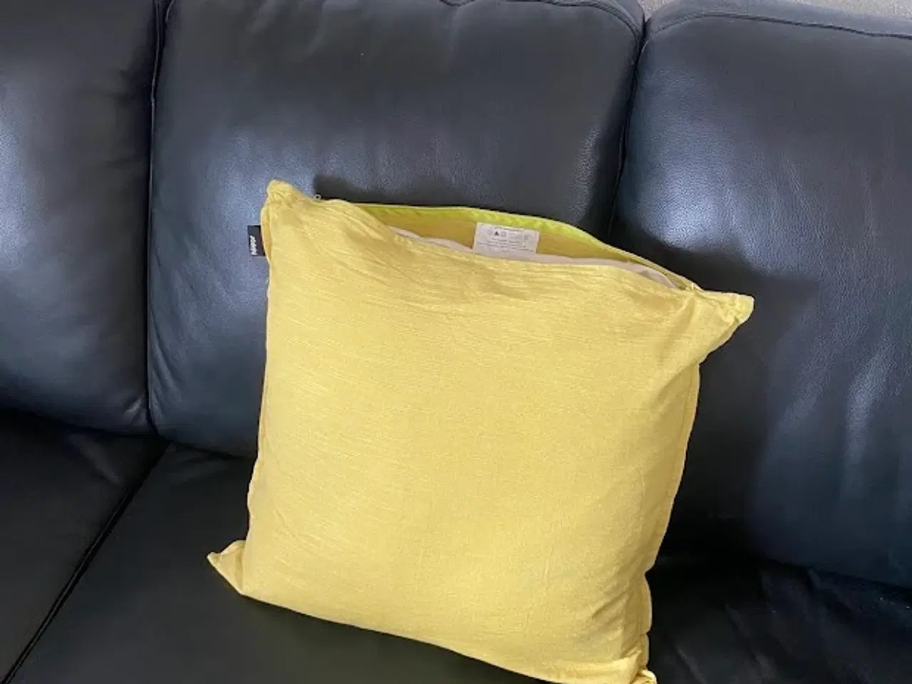 Billede 2 - ⭐️ Södahl pyntepude i limegrøn - 45x45 cm