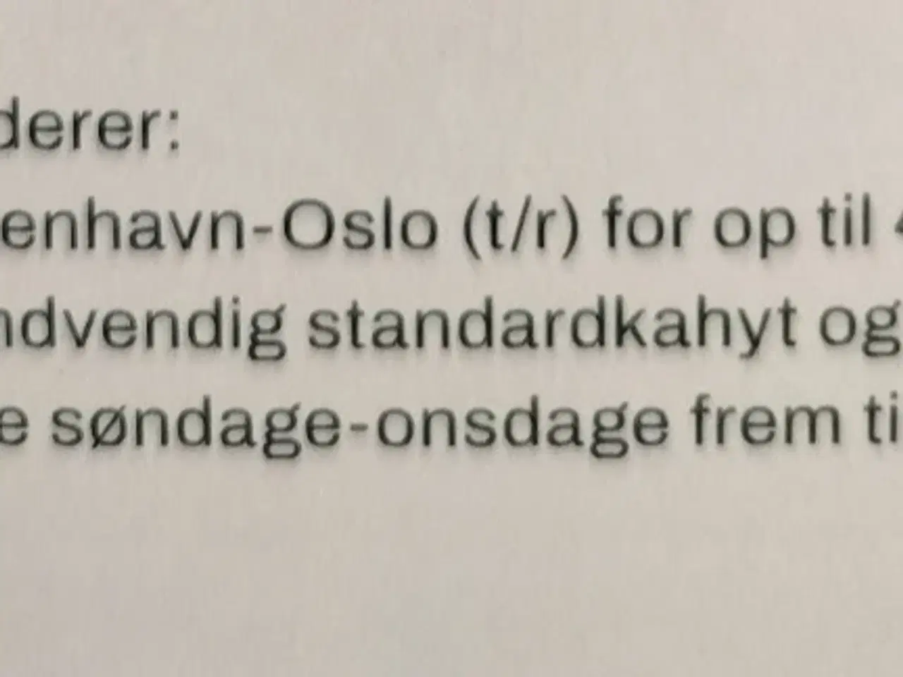 Billede 2 - Gavekort til Minicruise Kbh/Oslo for op til 4 per.