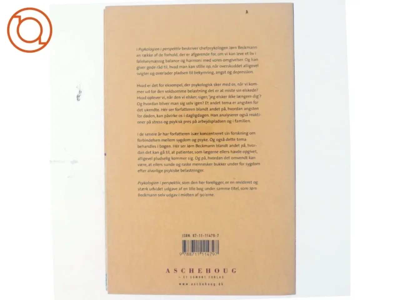 Billede 3 - Psykologien i perspektiv af Jørn Halberg Beckmann (Bog)