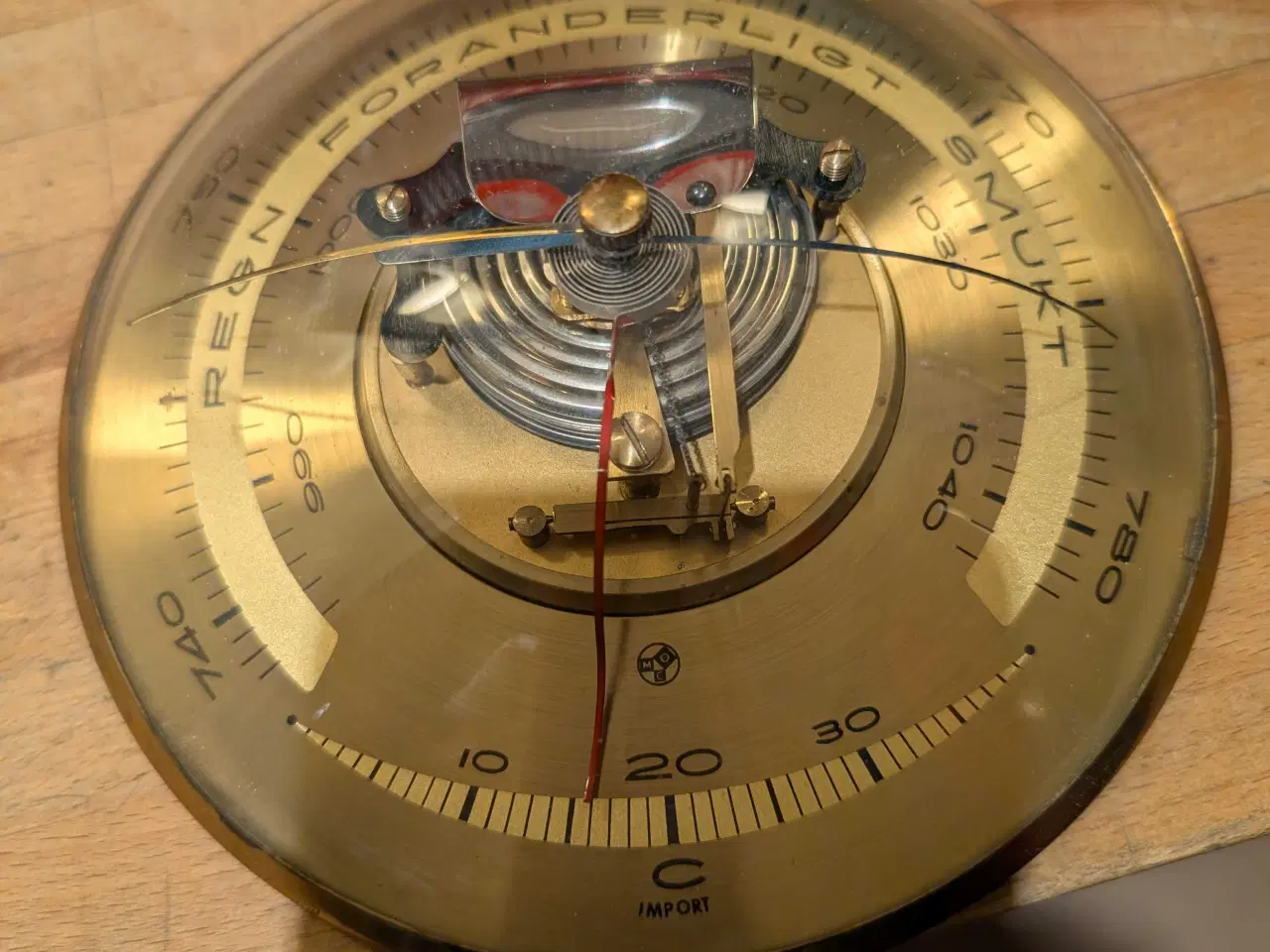 Billede 1 - Ældre vægtermometer