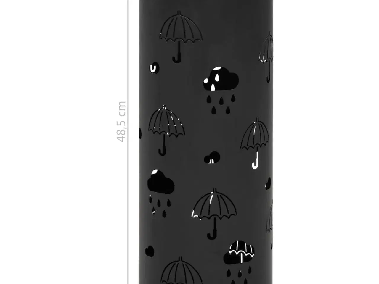 Billede 6 - Paraplystativ paraplyer stål sort