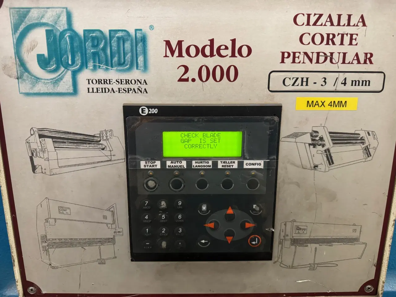 Billede 6 - Maskinsaks 3100 x 4 mm. Jordi