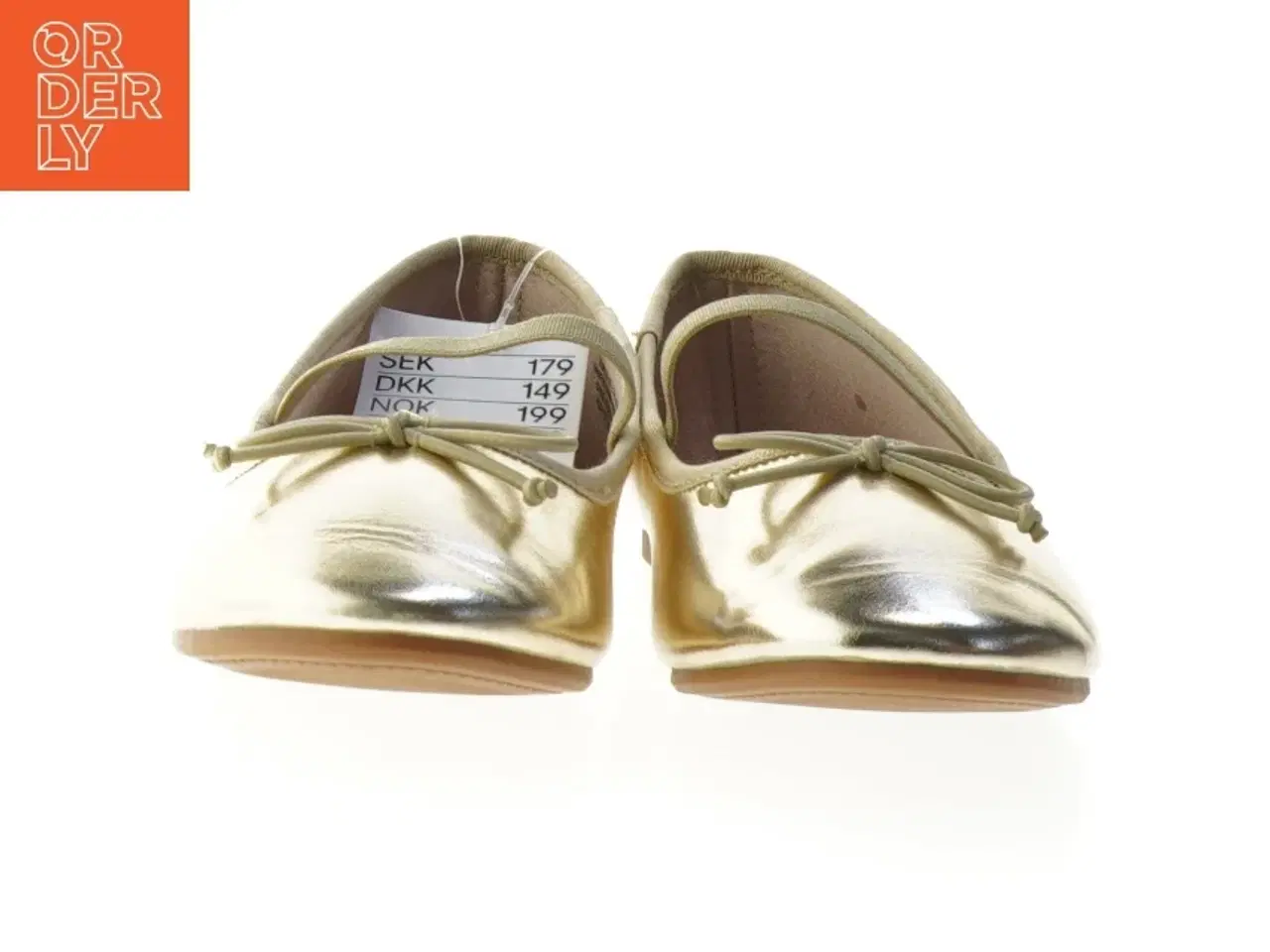 Billede 3 - Guld ballerina sko til børn fra H&M (str. 33 )