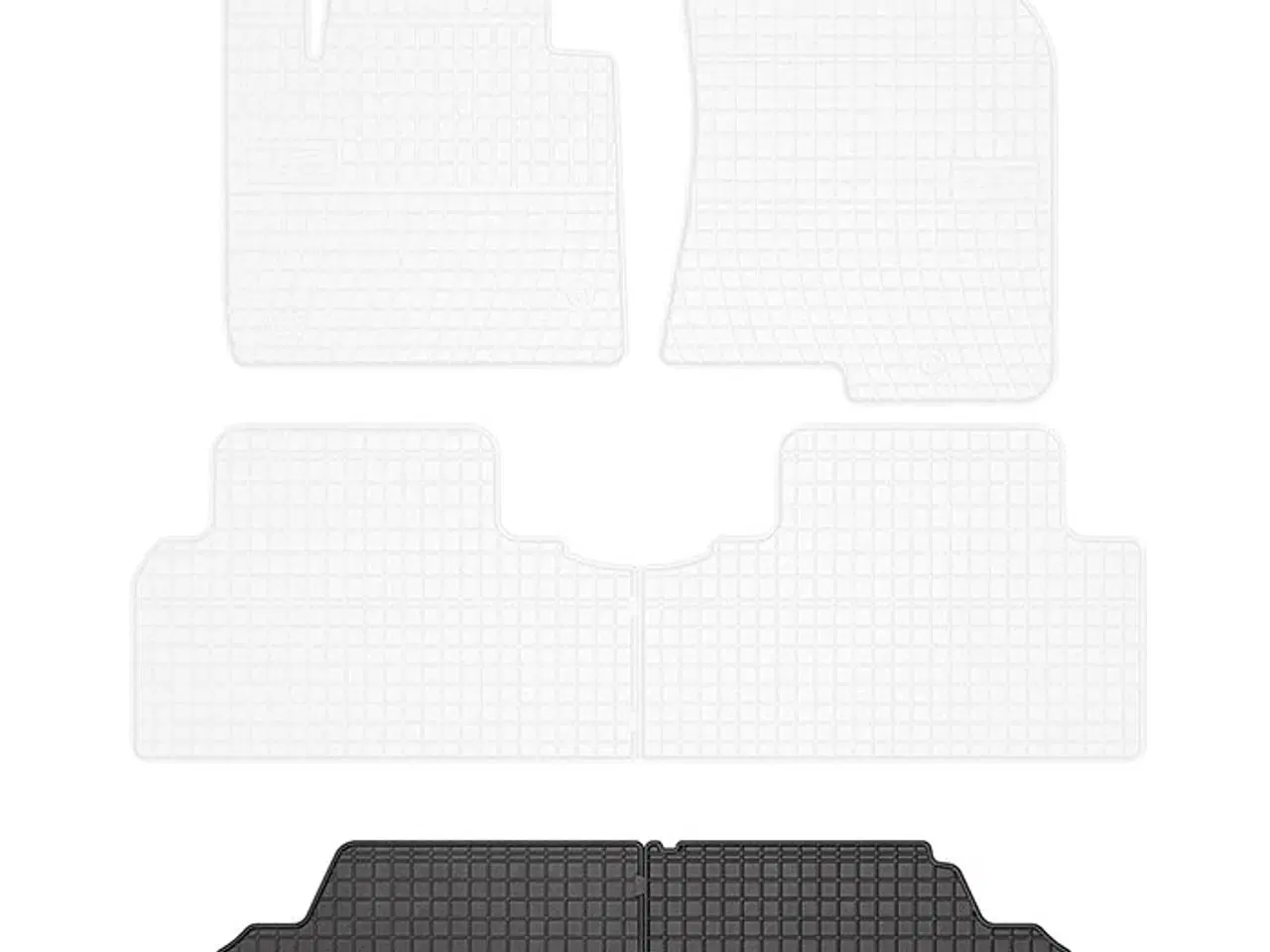 Billede 1 - Gummimåtter Kia Carens IV minivan, 2013-2019