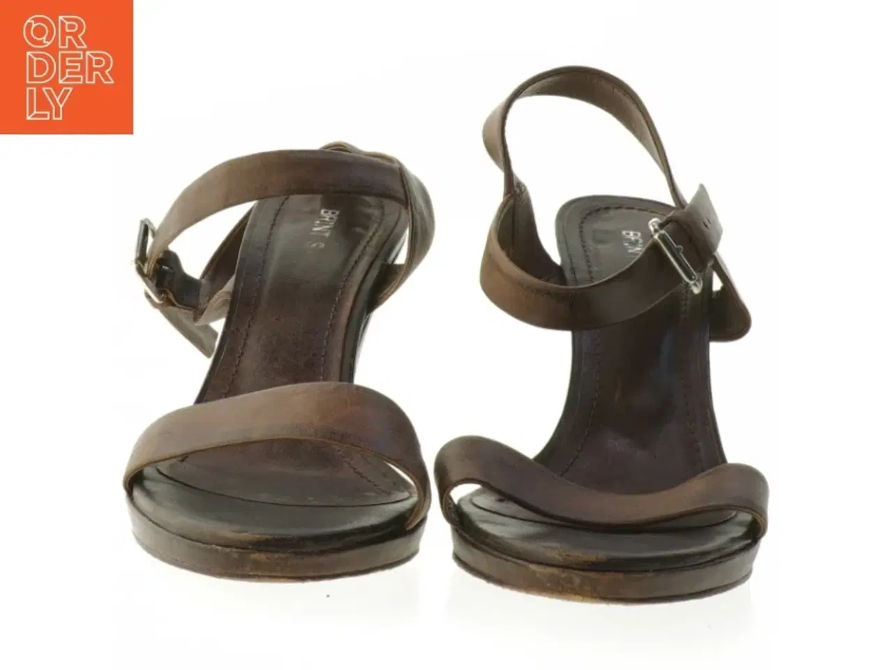Billede 3 - BrintS brune stilet sandaler (str. 39 )