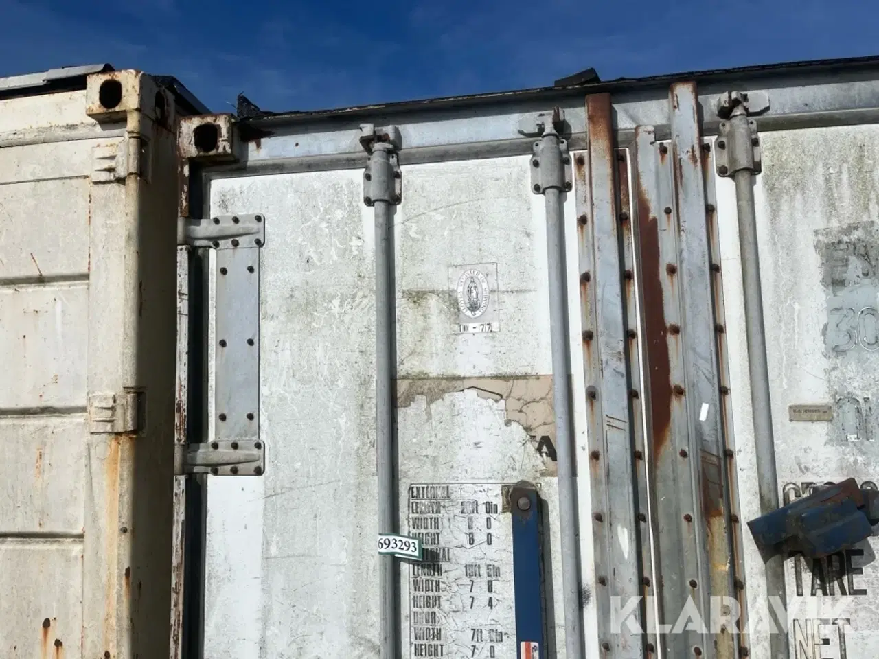 Billede 5 - 20 fods container alukasse isoleret