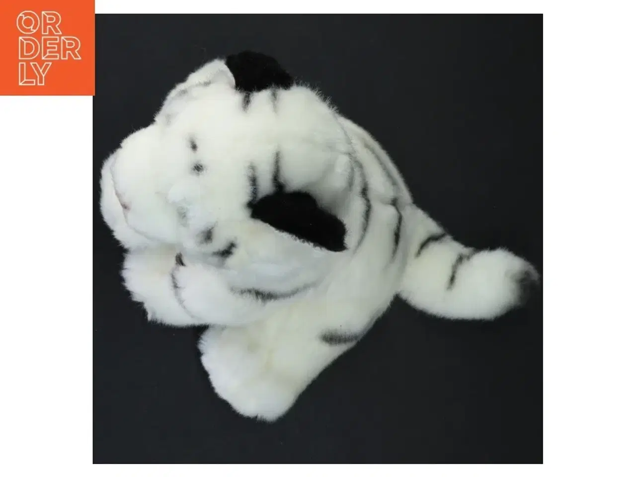 Billede 3 - Hvid tiger tøjdyr (str. 18 cm)