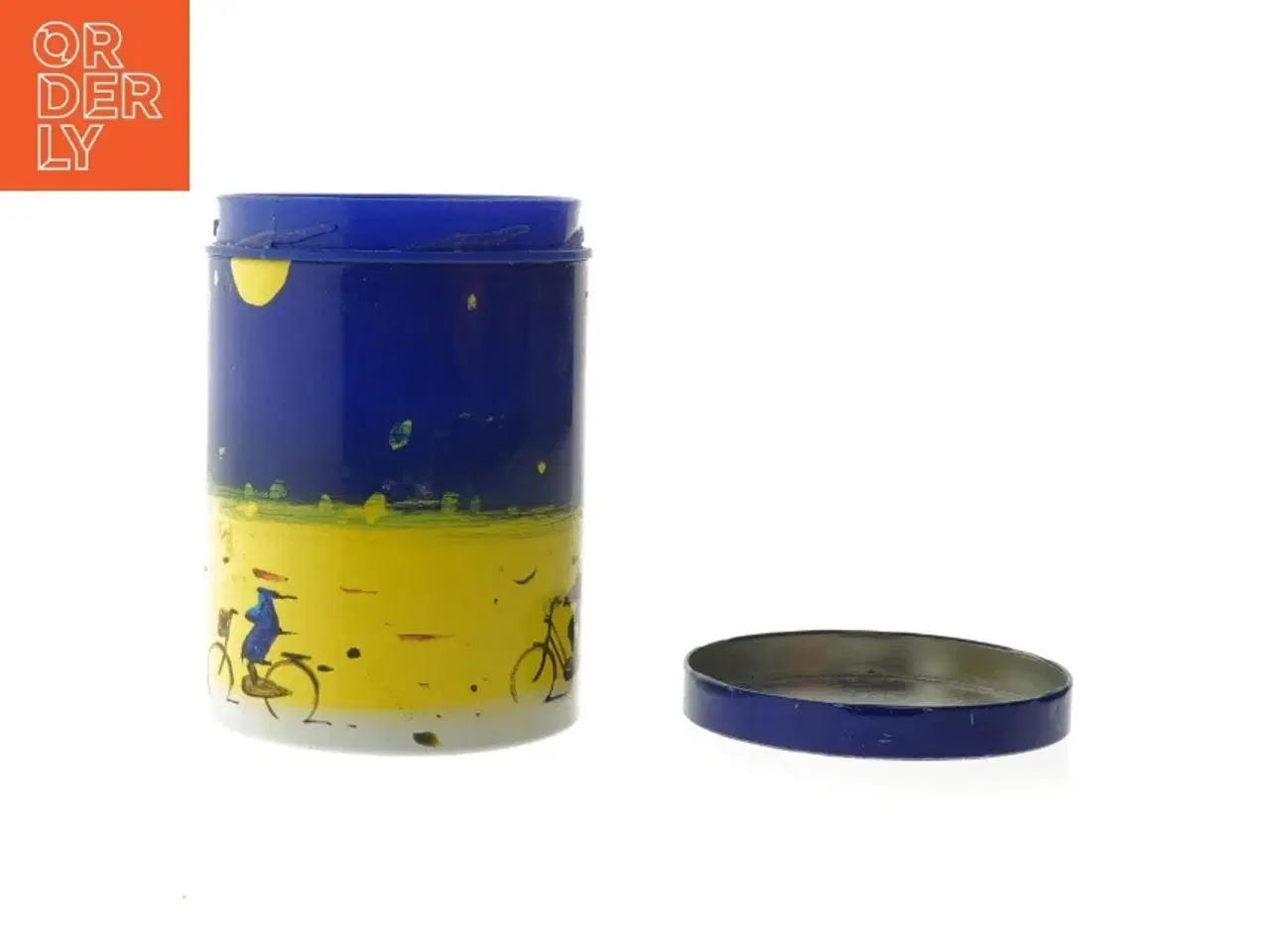 Billede 2 - Dekorativ opbevaringsdåse fra Irma (str. Ø. 11,5 cm. længde, 15 cm)