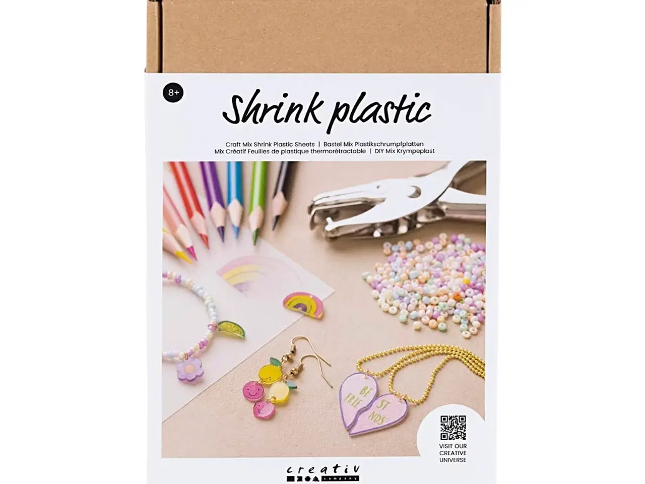 Billede 1 - DIY Mix Krympeplast, Smykker, 1 pk.