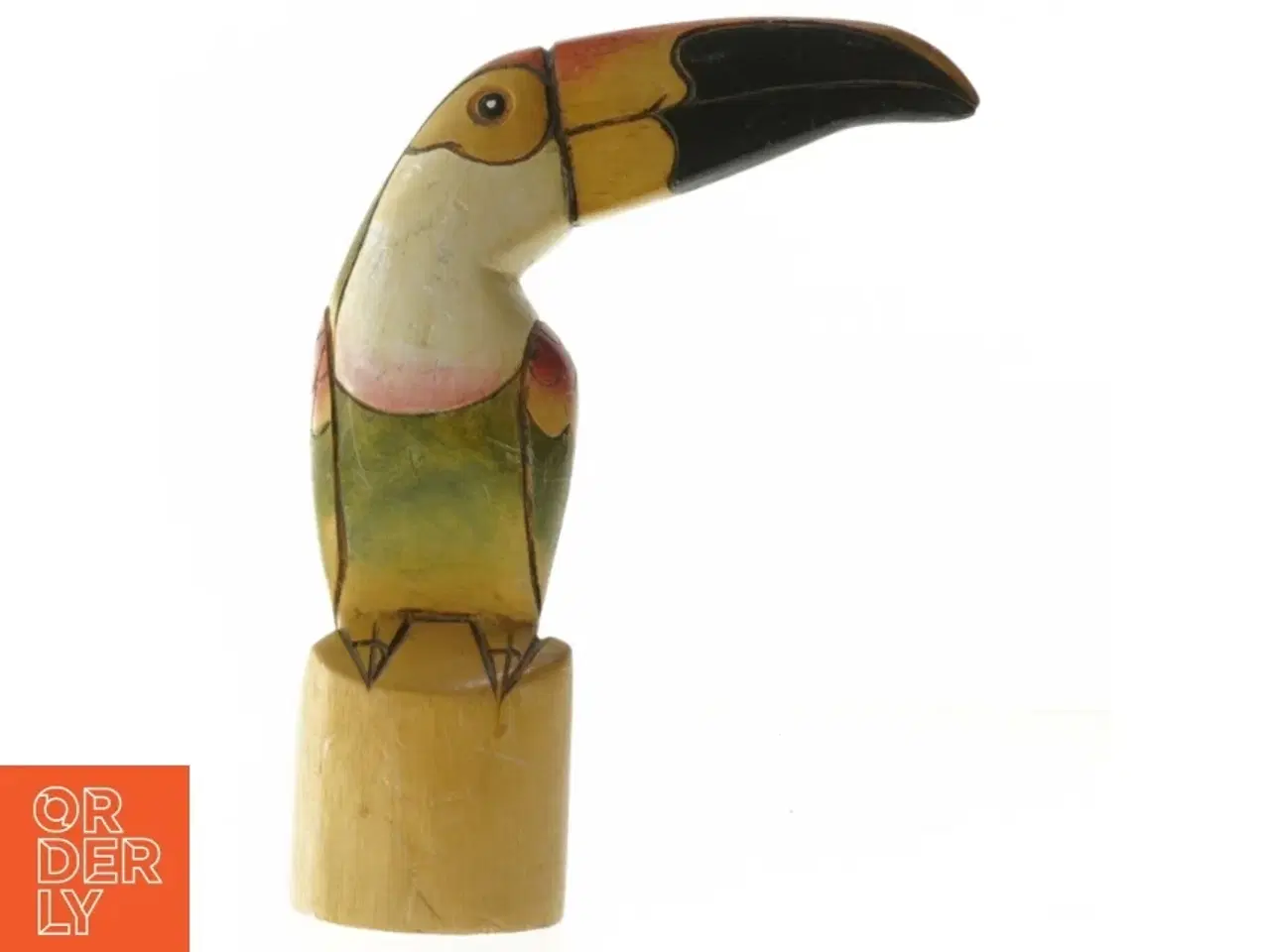Billede 1 - Træfigur af tukan (str. 22 cm)