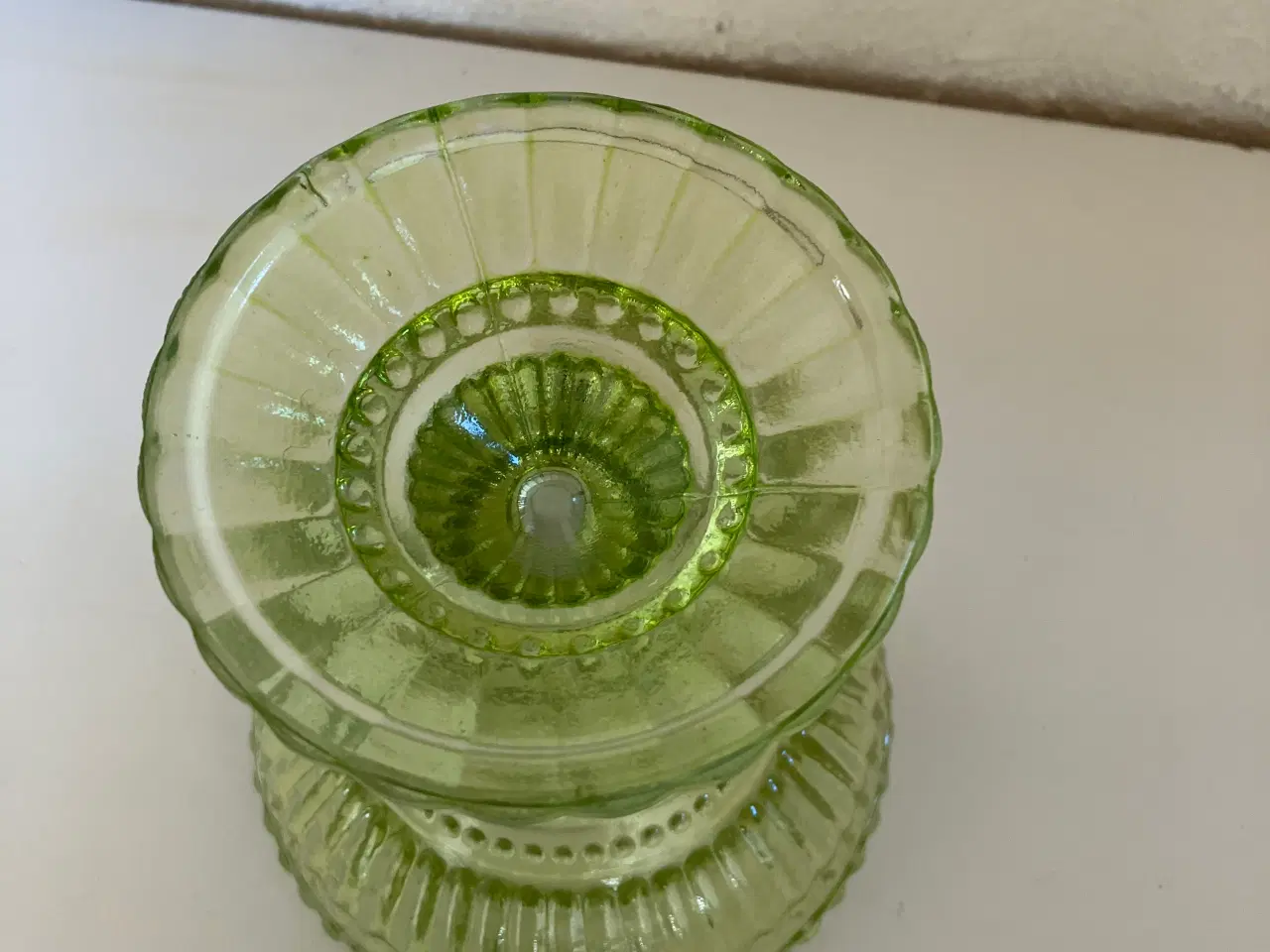 Billede 3 - Grøn opsats i glas