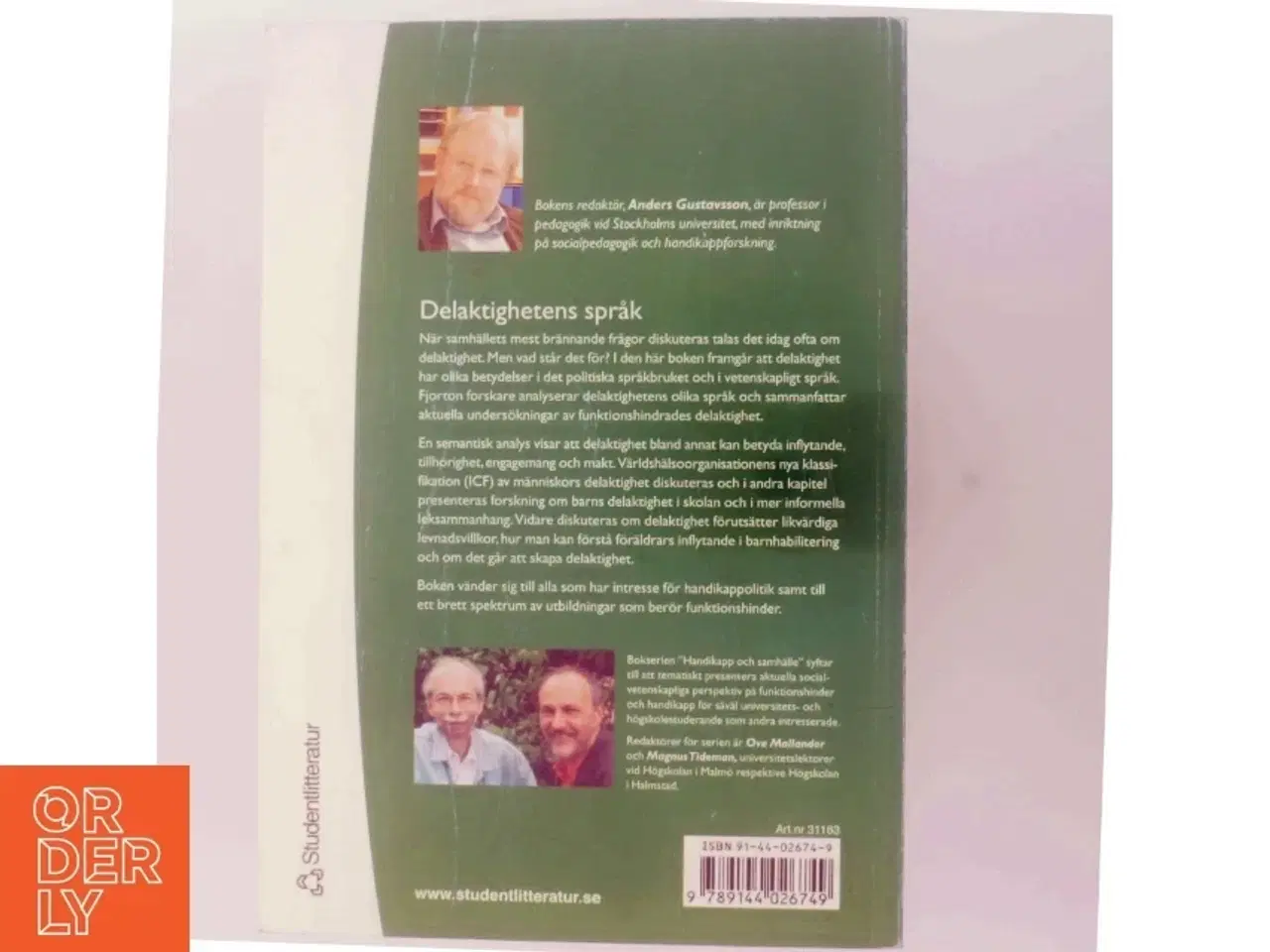 Billede 3 - Delaktighetens språk af Anders Gustavsson (Bog)