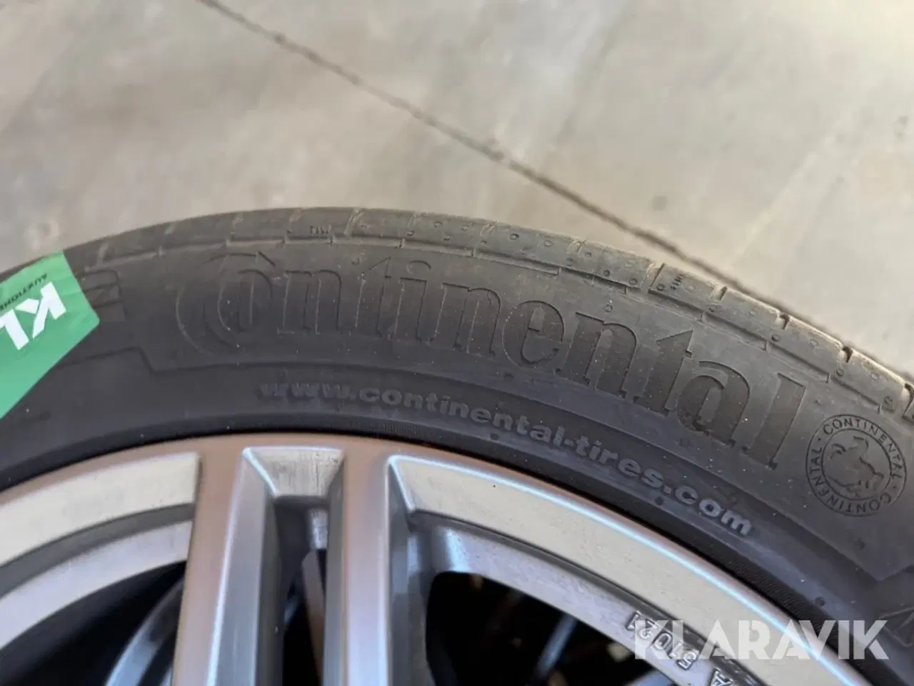 Billede 3 - Alufælge på dæk Continental ContiSport Conpact