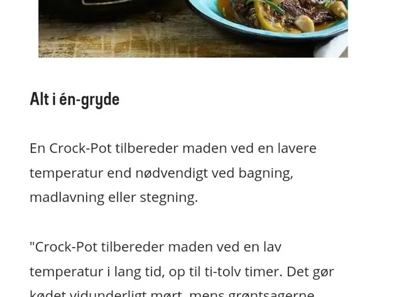 Billede 5 - Crock Pot Slow Cooker