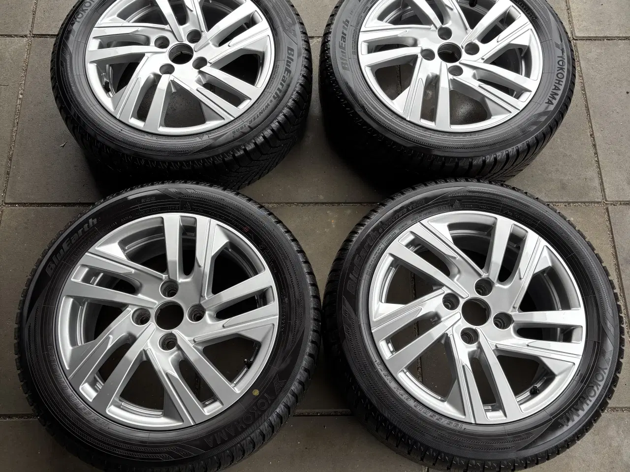 Billede 2 - Originale Peugeot alufælge med vinterdæk 16 tommer