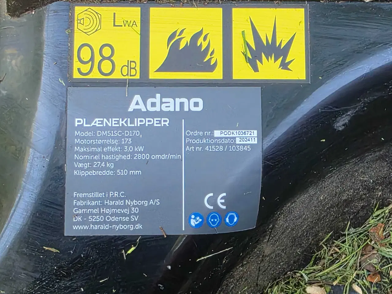 Billede 3 - Adano græsslåmaskine projekt