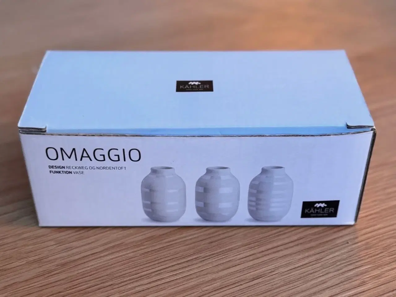 Billede 2 - Kähler Omaggio Vaser 3-pak i perlemor